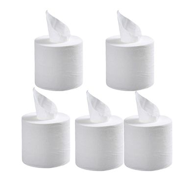 CALANDIS 5Roll Comfortable 4 Ply Toilet Paper Bulk Roll Wood Pulp Bath Tissue | Toilet Paper | Paper Products | Household Supplies & Cleaning