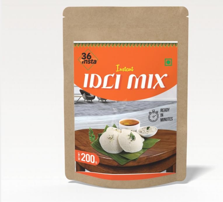 36 Insta Instant Idli Mix  Soft, Fluffy Idlis Anytime, Easy to Make & Serve