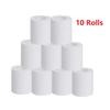 CALANDIS 10 Rolls 4 Ply Bathroom Toilet Paper Bulk Roll Wood Pulp Bath Tissue Towel | Toilet Paper | Paper Products | Household Supplies & Cleaning view 3