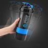 2025 Gym Shaker For Protein Shake Leakproof Shaker Bottles For Supplements With Extra Compartment, Pre-Workout & BCAA, Protein Shake Bottle, Gym Bottle For Men And Women Black - 500 ml (BLUE) view 2