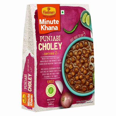 Haldiram's Ready to Eat Product | Convenient & Tasty Indian Snacks | Instant Meals & Delights | Perfect for Busy Lifestyles, Travel & Gifting (Punjabi Choley 300Gm Pack Of 2)