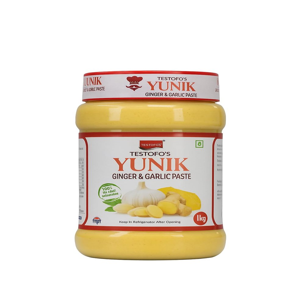 testofo 1Kg Ginger Garlic Paste |Adrak Lahsun Paste |Ready To Use Cooking Paste