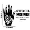Temporary Tattoowala Wedding Combo Mehndi Stencil Stickers for Brides and Bridesmaids Pack Of 2 view 2