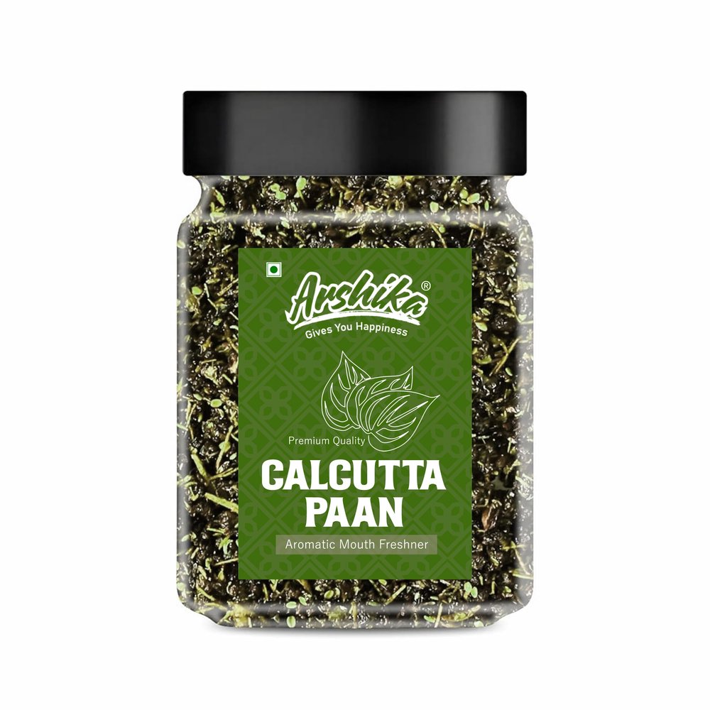 Arshika 100% Orginic Calcutta Meetha Paan Mukhwas, [Mouth Freshener, Digestive, After-Meal Snack] [Jar Pack], (400g)