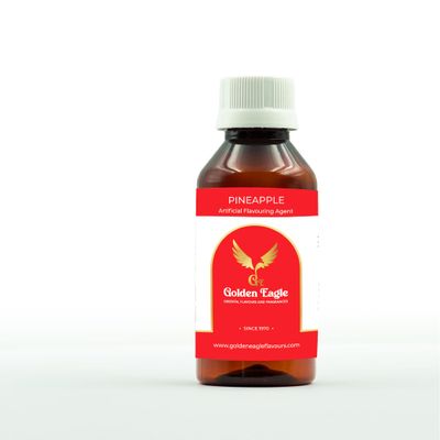 Golden Eagle Pineapple Food Essence - Sweet and Tangy Pineapple Flavor for Baking, Beverages, Jellies, and Desserts - 100ml