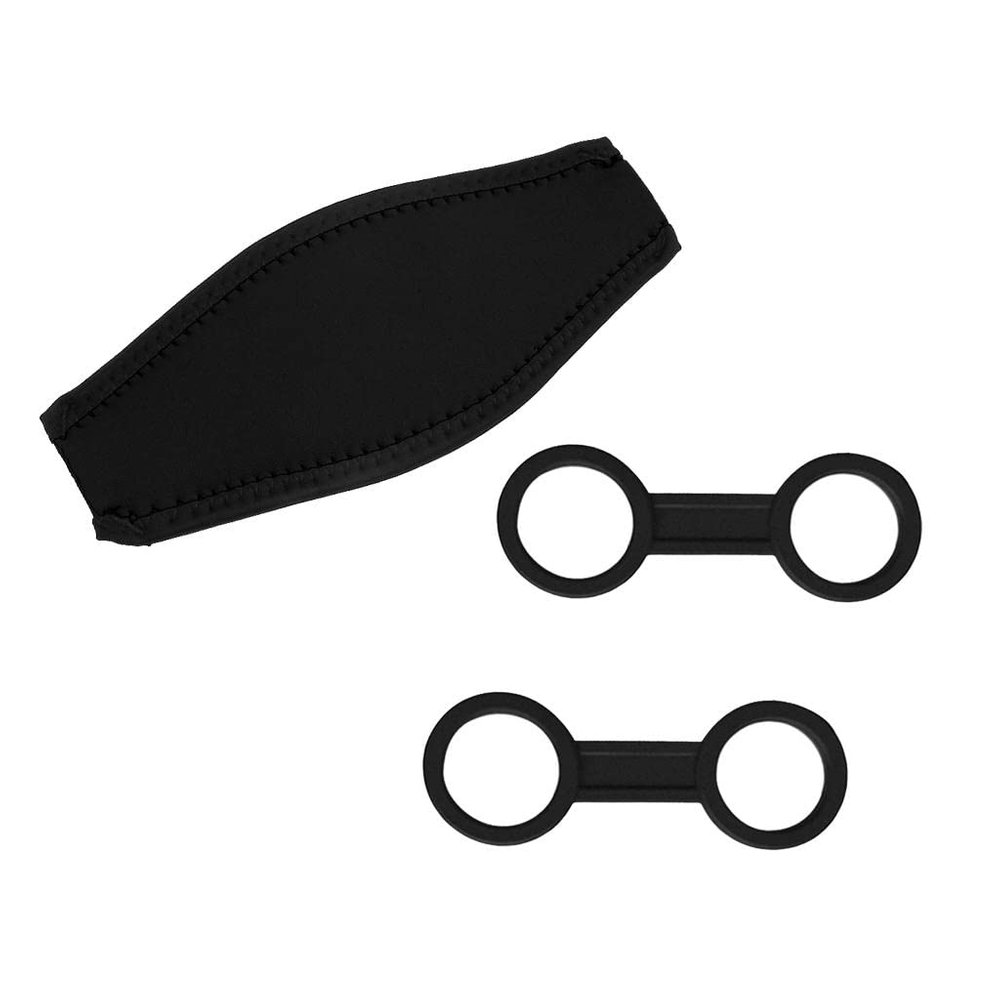 CALANDIS Neoprene Scuba Diving Mask Strap Cover & 2Pcs Silicone Snorkel Keeper Holder | Masks | Scuba & Snorkeling | Water Sports