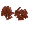 CALANDIS 40pcs Retro Brown Leather Handmade Label Tags DIY Sew Craft Patches | Trims | Embellishments & Finishes | Sewing view 4
