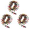 CALANDIS 3pcs 1 Yard Ethnic Style Fringed Lace Jacquard Ribbon with Pompom Ball Trims | Trims | Embellishments & Finishes | Sewing view 4