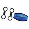 CALANDIS 3 Pieces Neoprene Scuba Diving Mask Strap Cover+Silicone Mask Snorkel Holder | Masks | Scuba & Snorkeling | Water Sports view 1
