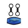 CALANDIS 3 Pieces Neoprene Scuba Diving Mask Strap Cover+Silicone Mask Snorkel Holder | Masks | Scuba & Snorkeling | Water Sports view 4