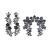 CALANDIS 2 Sets Embroidered Neckline Collar Flower Lace Trimming Applique Black | Trims | Embellishments & Finishes | Sewing view 2