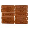 CALANDIS 10pcs Hand Made with Love Labels Tags Crafts Sewing Knitting Bag Light Brown | Trims | Embellishments & Finishes | Sewing view 1