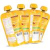 Happa Organic Baby Food Apple and Mango Puree | 100% Fruits | No Added Sugar, No Milk Powder, No Preservatives | Stage 2 (6 Months+) | Ready to Eat | Free from Common Allergens | Pack of 4 (100g Each) view 2