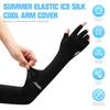 PALAY 2 Pairs Hand Gloves for Sun Protection Bike Riding Non-Slip Touch Screen UV Protection Arm Sleeves for Men Women Breathable Silk Cooling Hand Sleeves Breathable Arm Driving,Cycling view 3