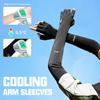 PALAY 2 Pairs Hand Gloves for Sun Protection Bike Riding Non-Slip Touch Screen UV Protection Arm Sleeves for Men Women Breathable Silk Cooling Hand Sleeves Breathable Arm Driving,Cycling view 4