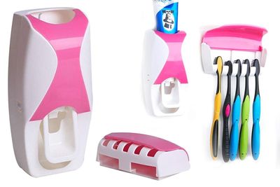 Catoz Toothpaste Dispenser & Tooth Brush with Toothbrush