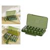 Catoz Compact 21-Grid Pill Box - Weekly Organizer for Daily Medication view 1