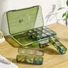 Catoz Compact 21-Grid Pill Box - Weekly Organizer for Daily Medication view 2