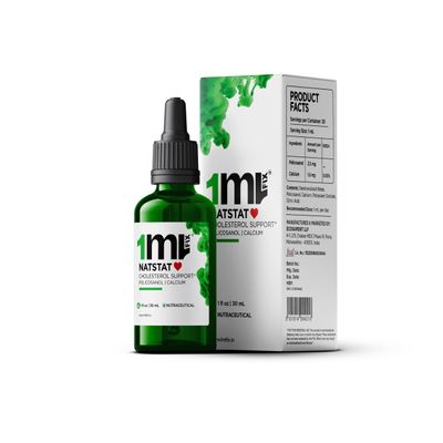 1MLFIX NATSTAT POLICOSANOL - 30ML | Cholesterol Support* | 1ML/Serving | 30 Servings | Contains Calcium |