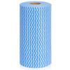 Disposable Kitchen Roll with Blue Wave Pattern, Household Paper Towels Pack of 1 (100 PullS | Home & Commercial Use view 1