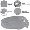 FLYUP Plastic Washing Board for Laundry  Portable Hand Wash Scrubber with Grip Handle  Anti-Slip Design for Home, Travel & Daily Use (Grey) view 4