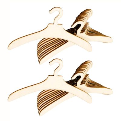 CALANDIS 20 Pieces Fashion Doll Clothes Hangers DIY for Dolls Furniture Accessories | Modern | Clothes & Accessories | Dolls
