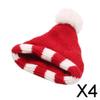 CALANDIS 4xFashion Cute Red Knitted Hat Cap Winter Outfit for 18'' Doll | Modern | Clothes & Accessories | Dolls view 2