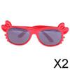CALANDIS 2x1 Pair Plastic Sunglasses Glasses for 18" American Dolls Red Round | Modern | Clothes & Accessories | Dolls view 2