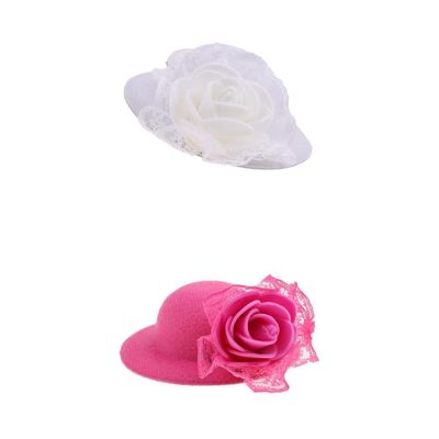 CALANDIS 2Pcs Vintage Round Bowler Doll Hats Caps for28-30cm Doll Clothes Accs | Modern | Clothes & Accessories | Dolls