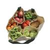 Raisa Handloom Cotton Canvas Reusable Vegetable Bag/Multi-pocket compartment bag/Grocery Bag/Carry Bag/Shopping Bag with 6 Pockets ALT_081 (XL) view 4
