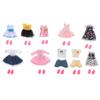 CALANDIS 10 Set 16cm/6inch Mini Girl Doll Clothes Suit DIY Toys Dress up Accessory | Modern | Clothes & Accessories | Dolls view 3