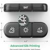 ALMOZA Weekly Pill Organizer 3 Times A Day, Large Capacity 7 Day Pill Case, Portable Travel Pill Box for Vitamins, Fish Oils, Supplements, Medicine BPA-Free, Durable, Easy Open, Double Protection view 3