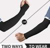 JusAwesm Gr Hand Gloves For Men & Woman Cotton, Silk, Nylon Arm Warmer (Black) view 2