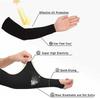 JusAwesm Gr Hand Gloves For Men & Woman Cotton, Silk, Nylon Arm Warmer (Black) view 4