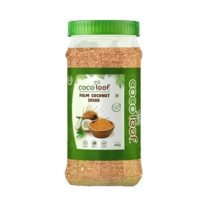 COCO LEAF-Coconut Jaggery  100% Pure & Natural, Organic Sweetener, Non-GMO, Unrefined, 1 lb (16 oz)  Healthy, Vegan, Gluten-Free, Ideal for Baking & Cooking