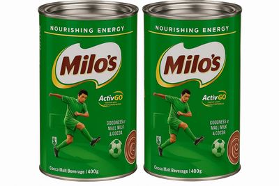 Milos Cocoa Malt Beverage Nourishing Energy Drink with Malt, Milk & Cocoa 400g (Pack of 2) Imported