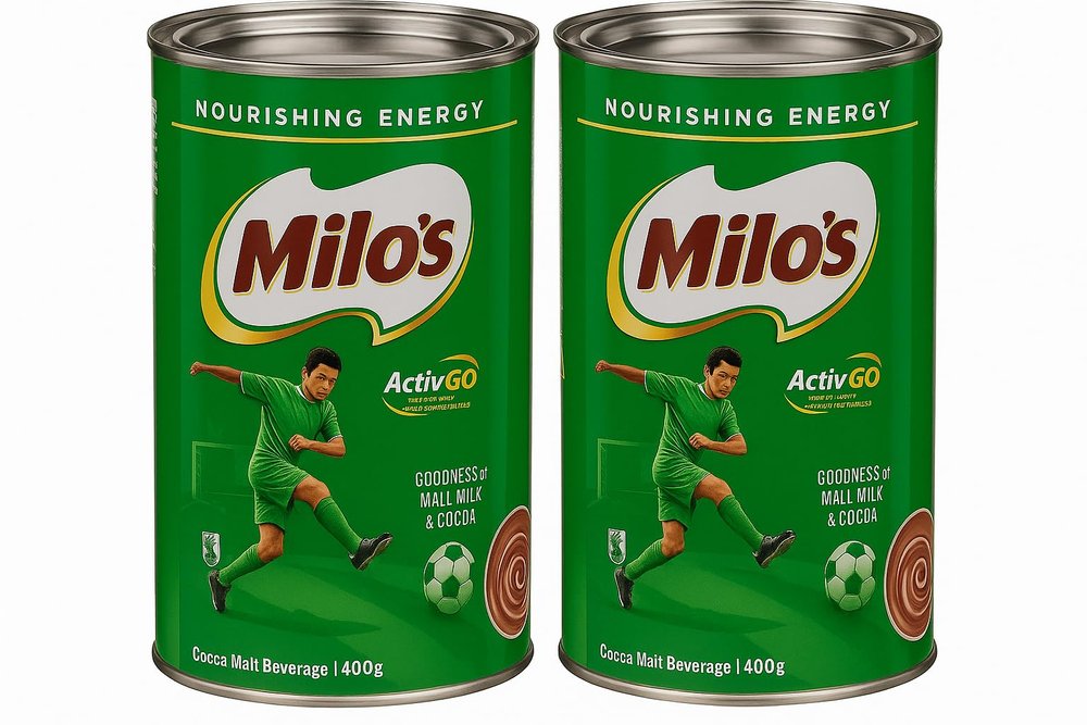 Milos Cocoa Malt Beverage Nourishing Energy Drink with Malt, Milk & Cocoa 400g (Pack of 2) Imported