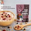 Alpha Labz 26g Whey Protein Oats 1kg | Dark Chocolate Berry, Almonds, Raisins, Chia Seeds & Pumpkin Seeds | Whey Protein Blend | High Fibre Breakfast | Rolled Oats | No Refined Sugar | No Added Preservatives, Breakfast Cereals | Gluten Free view 4