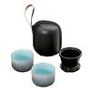 BNFTravel Tea Set Ceramic Handmade Tea Cup Portable Protective Bag for Hiking Double Version Black|Home & Garden | Kitchen, Dining & Bar | Dinnerware & Serving Dishes |1X Tea Set view 2