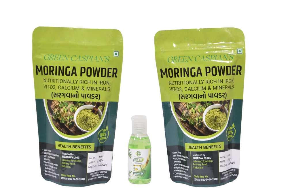 100% NATURAL Moringa Powder 100 Gm | Immunity Booster | Drumstick Leaf Powder | Natural Multi-vitamin | Anti-Oxidant | Good for Hair & Skin | Protein Rich