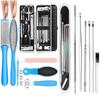 SKINPLUS 16 Pcs Manicue Kit with 8 Pcs Pedicure Kit with Ear Wax (Pack of 3) (200 g, Set of 3) view 1