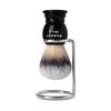 Forest Hill Ashford Premium Shaving Brush For Men, Super Soft Bristles & Ergonomic Design With Brush Holder, Compact & Easy Grip, Ideal For Personal & Professional Salon (Black Brush & Stand) view 1