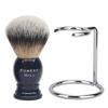 Forest Hill Ashford Premium Shaving Brush For Men, Super Soft Bristles & Ergonomic Design With Brush Holder, Compact & Easy Grip, Ideal For Personal & Professional Salon (Blue Brush & Stand) view 2