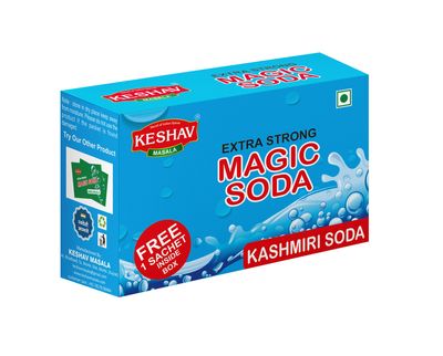 Keshav Magic Soda (Kashmiri Soda) (Pack of 3)(In each Packet 6 Sachet)