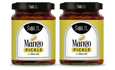 ADF Soul Mango Pickle Made in 100% Olive Oil 265g (Pack Of 2) | Homemade Style,Traditional Indian Taste, Natural Ingredients.