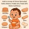 LilCoo Sprouted Sattu Maavu| 20 power ingredients with 8 sprouted| Rich in Protein, Iron & Calcium | Healthy Weight Gain| Immunity Boost| Sprouted Millets (Ragi/nachni, Jowar, Bajra), Sprouted Pulses & lentils, Power Grains, Nuts & Seeds| No sugar &  view 3