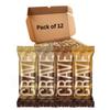 Green Protein Crave Plant Protein Bars (Pack of 12) | 15g Protein, Zero Added Sugar, High in Fiber | Crunchy Wafer Bar | Decadent Sugar-Free Chocolate, Creamy Nut Butters | Tastes like a Cheat Meal | 100% Vegetarian & Gluten-Free | No Palm Oil | 200g view 1