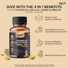 AgeX Flex Power Capsules: Flaxseed, Garlic, Ginger & Krill Oil - 300 Softgel Capsules | Nutritional Powerhouse for Vitality, Immunity, and Heart Health (Pack of 5) view 4