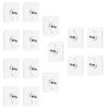 KIT FOR U Self Adhesive Wall Hooks | Transparent Hooks for Photo Frames, Keys | No Drilling, Waterproof & Reusable Hook for Bathroom, Kitchen, Home & Office Stainless Steel (Screw, Pack of 15) view 1