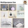 KIT FOR U Self Adhesive Wall Hooks | Transparent Hooks for Photo Frames, Keys | No Drilling, Waterproof & Reusable Hook for Bathroom, Kitchen, Home & Office Stainless Steel (Screw, Pack of 15) view 4